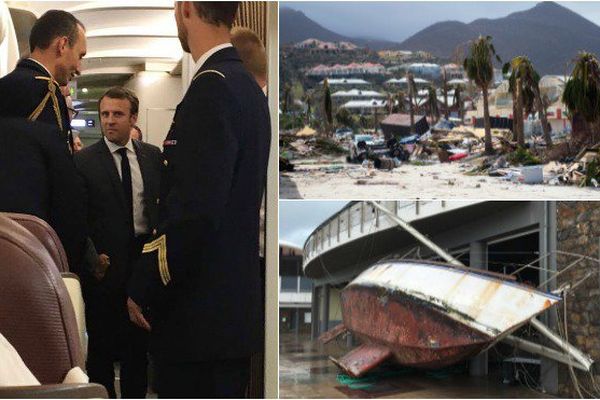 Emmanuel Macron au chevet des îles du nord