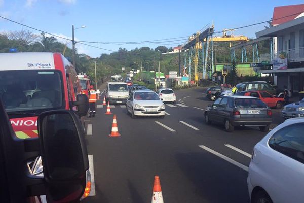 Accident mortel piéton moto Langevin