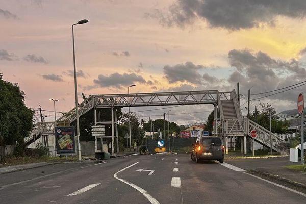 Le barrage à Rivière des Pères ce mercredi 04/09/24