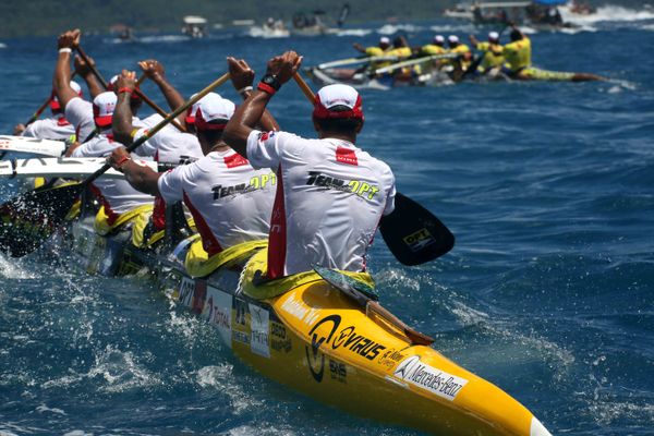 Team OPT B au combat avec EDT Va'a