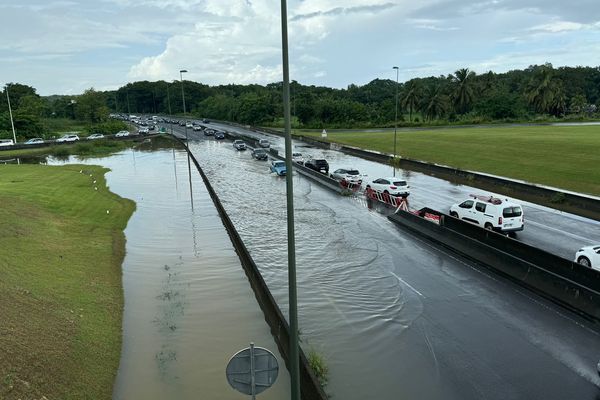 La pluie a arrosé la Guadeloupe, ce samedi 2 novembre