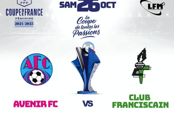 Affiche finale Coupe de France en Martinique