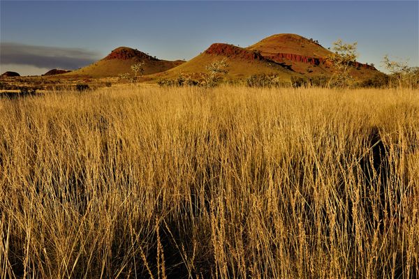 Région riche en manganèse de Pilbara en Australie occidentale