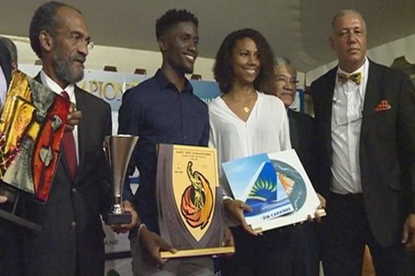 Ludvy Vaillant meilleur sportif 2016, récompensé le samedi 11 février par le comité sportif et olympique de Martinique 