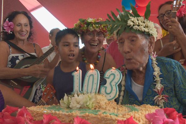 Maxime Aubry fête ses 103 ans.