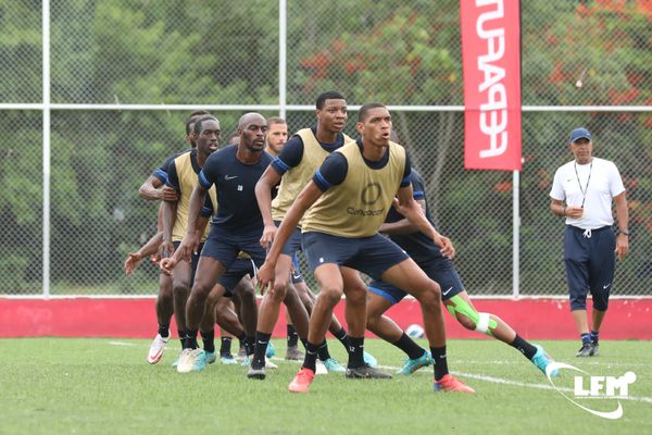 Entraînement de la sélection de Martinique