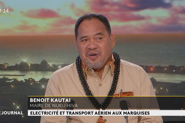 Benoit Kautai, maire de Nuku Hiva