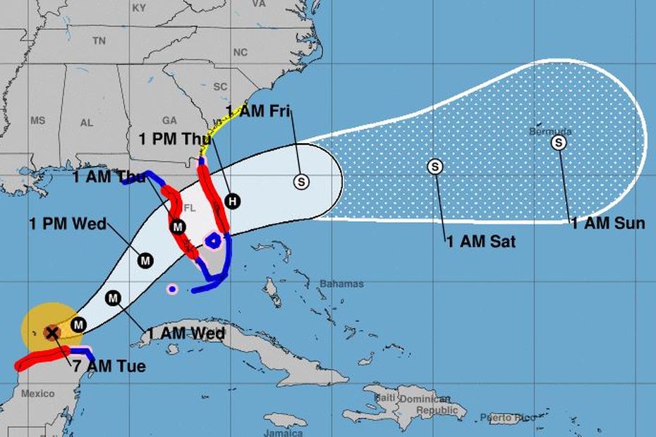 Après Hélène, L'arrivée De L'ouragan Milton En Floride Confirme Une ...