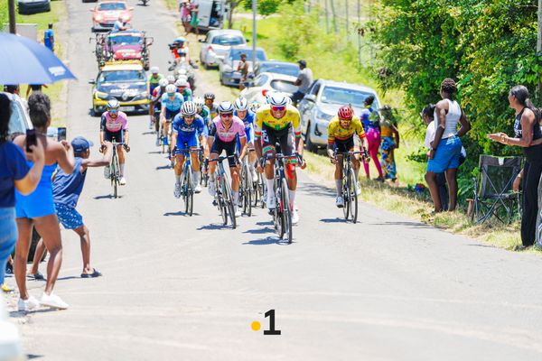 Sur la route de la 7e étape du Tour de Guadeloupe 2024