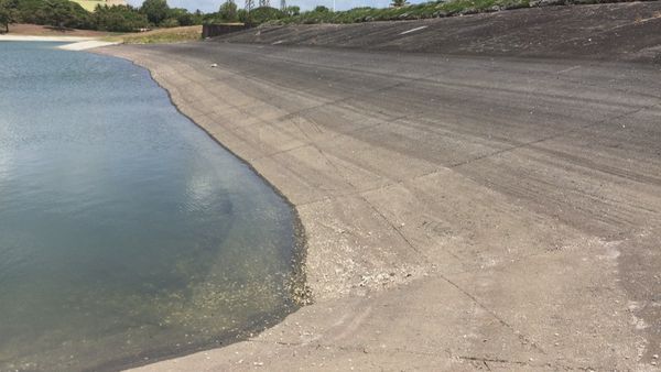 Letaye dam, in Le Moule