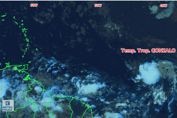 Carte tempête Gonzalo