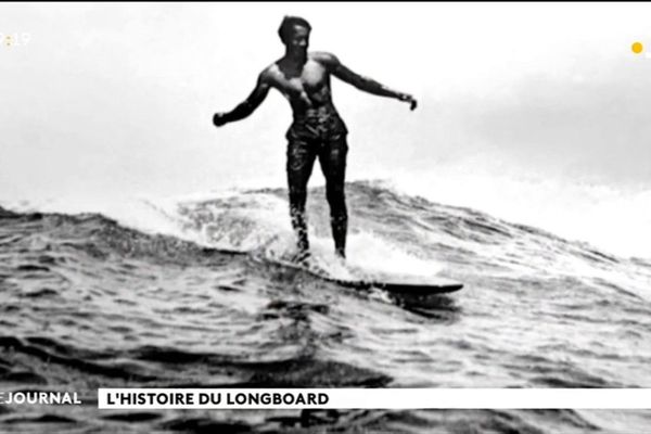 Le long-board, ancêtre du surf moderne…