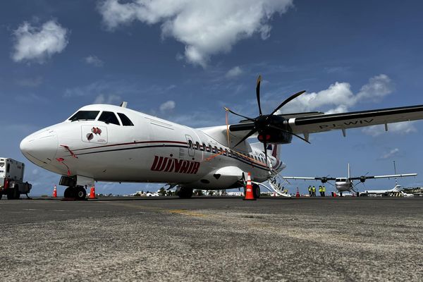 Un avion de la compagnie WINAIR.