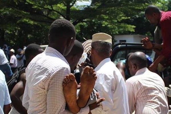 Blessés manif Comores