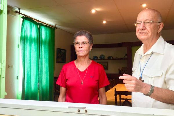 josiane boyer et mgr aubry