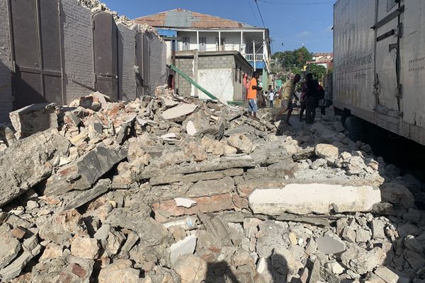 Dégâts du séisme en Haïti