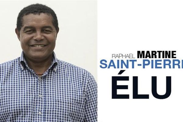 Le maire de Saint-Pierre lors du 1er tour des municipales, le 23 mars 2014