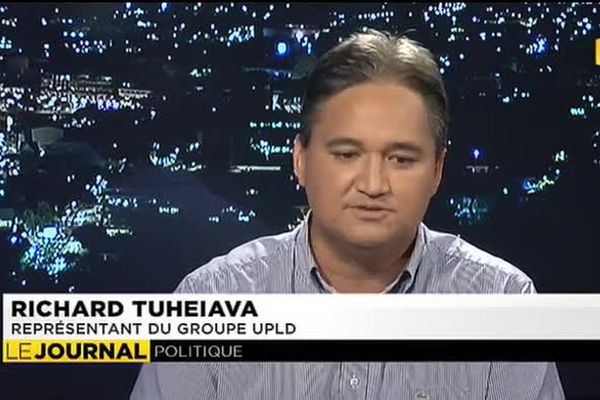 Richard Tuheiava, représentant du groupe UPLD était l'invité du journal