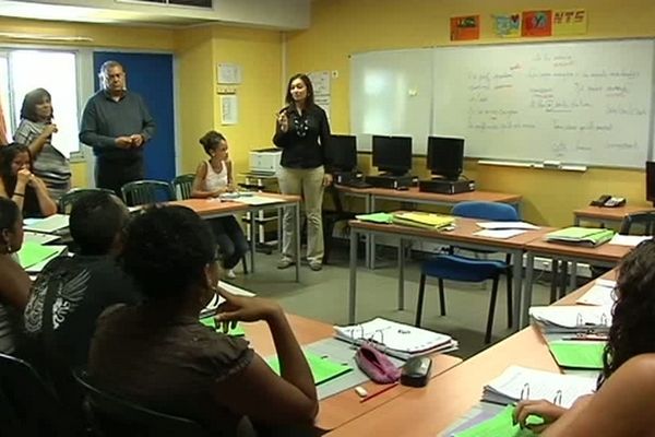 Ecole de la 2ème chance : salle de classe