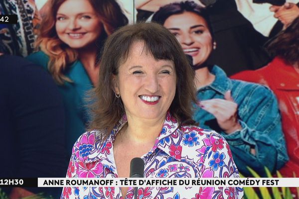 Anne Roumanoff est à La Réunion dans le cadre du Run Comedy Fest
