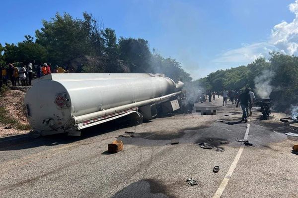 Plus de 10 personnes sont mortes à cause de l'explosion, dans l'arrondissement de Miragoâne, Haïti, 14 septembre 2024