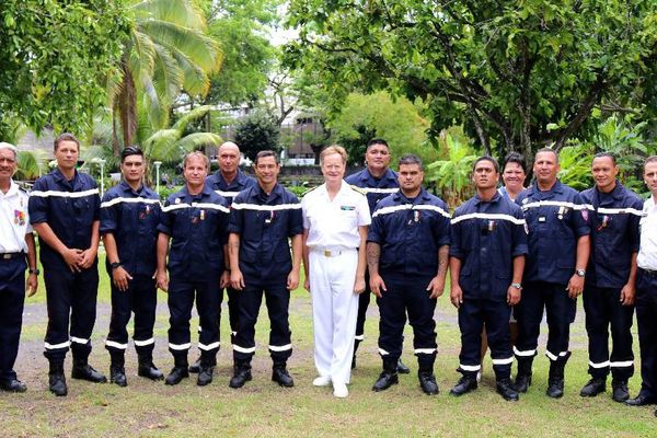 Plus de 600 pompiers servent en polynésie