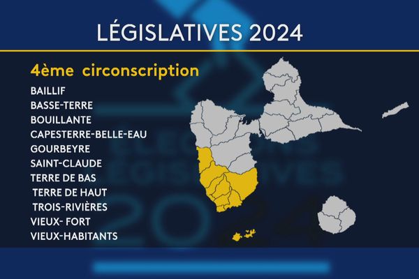 Législatives 2024 4ème circonscription de Guadeloupe