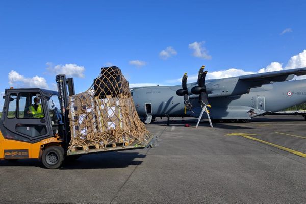 Arrivée des renforts militaires pour le CHOG