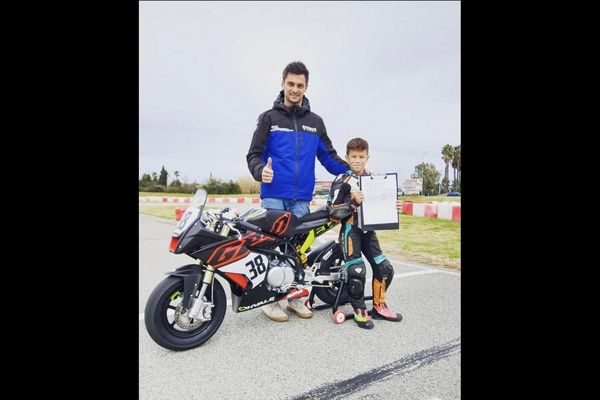 Mathis Bellon jeune Motard réunionnais La Réunion