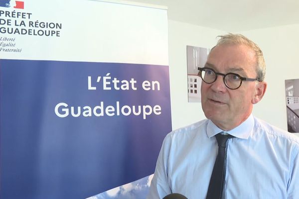 Xavier Lefort, préfet de la région Guadeloupe