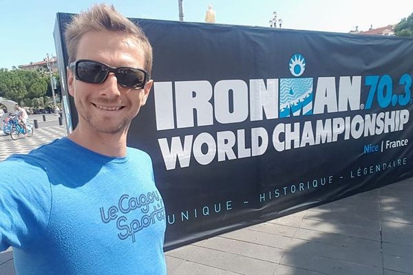 Mathieu Szalamacha s'approche de la finale mondiale des Half Ironman.