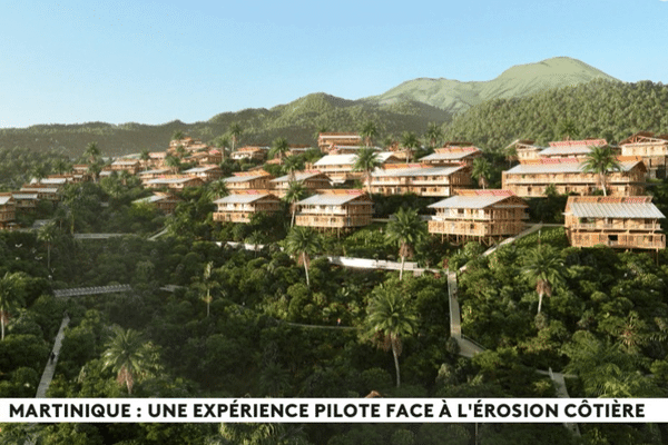 Délocalisation d'un quartier du Prêcheur en Martinique pour faire face à l'érosion du littoral