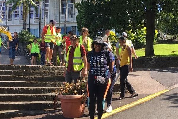 Les Gilets Jaunes mènent une "marche des possibles" au Tampon.