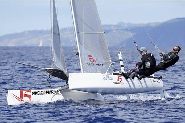 le tandem Franck Cammas/Matthieu Vandamme est pour l’instant, premier au général
