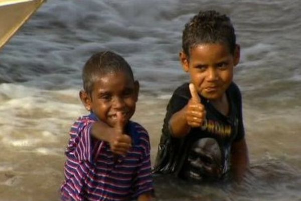 Des enfants aborigènes