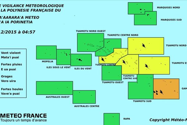 Vigilance orages et fortes pluies