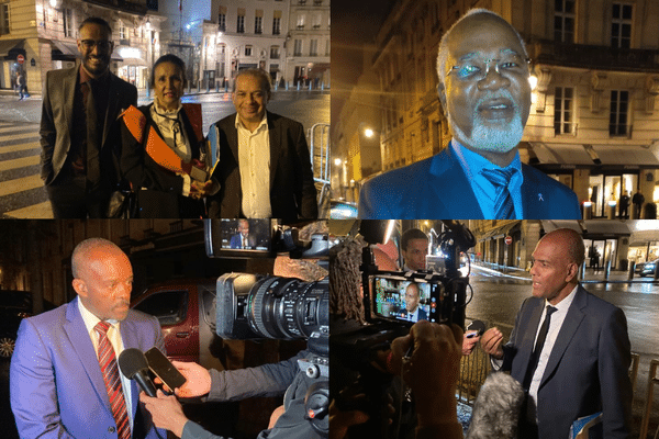 Les signataires de l'appel de Fort-de-France et des élus ultramarins ont été reçus à l'Élysée pour un dîner de travail avec Emmanuel Macron.