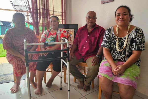 Yvanoe Kaivava’u et sa famille sont bloqués à Tahiti et attendent leur retour à Wallis avec impatience.