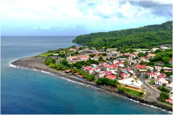 Vue aérienne sur une partie de la baie du Prêcheur (photo d'illustration).