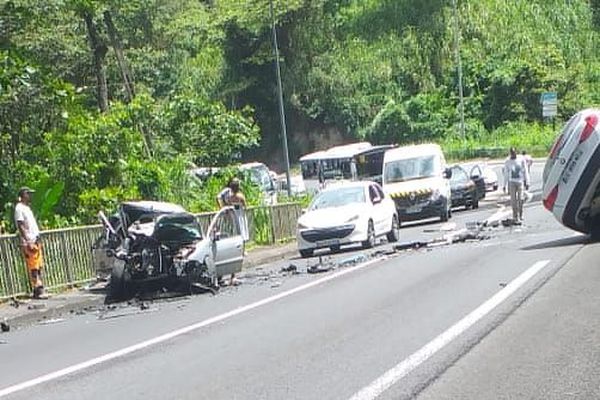 Accident à Gourbeyre