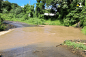 PHOTOS. La route est impraticable au niveau de plusieurs gués du centre de la Martinique