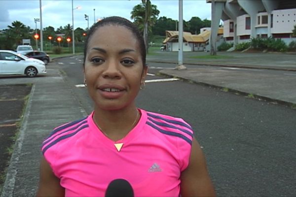 Kathy Piéjos, née le 21 août 1981 à Trinité, joueuse de handball professionnelle de retour en Martinique