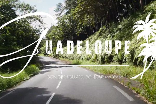 Capture d'écran du clip de Stéphane M sur la Guadeloupe