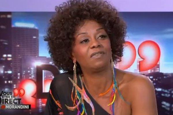 Christiane Obydol sur le plateau de Vous êtes en direct sur NRJ 12 