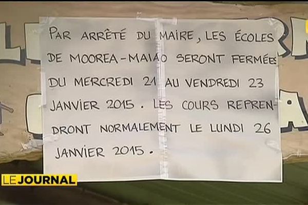 NIKO : inondations mais peu de dégâts à Moorea