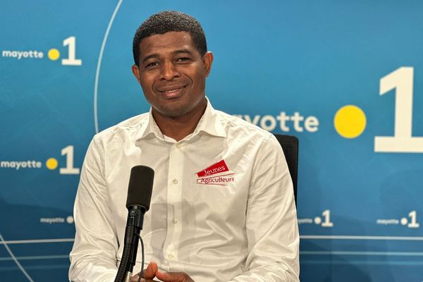Anwar Soumaila Moeva, président du Syndicat des jeunes agriculteurs de Mayotte