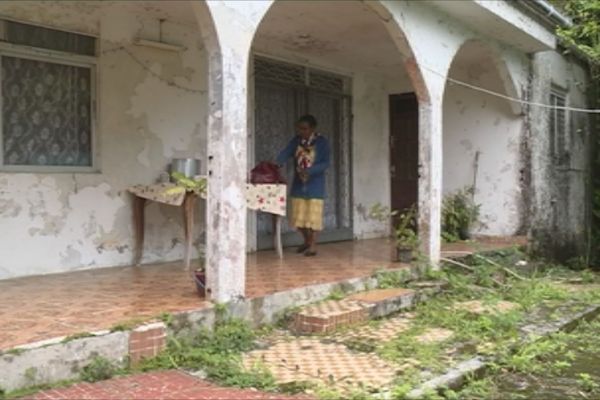 La maison de Bernadette Laurencé est dans un état d'insalubrité avancée. 