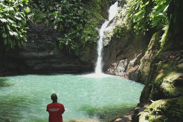 La cascade de Tambour, à Petit-Bourg : un coin de paradis.