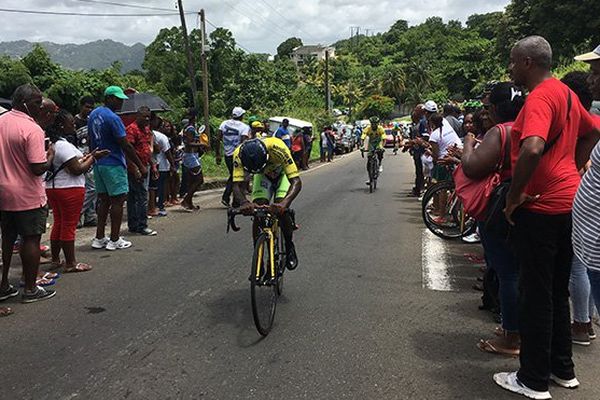 Tour cycliste de Martinique : passage à Lestrade