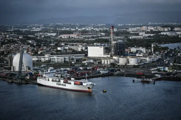 Vue du port de Fort-de-France en Martinique